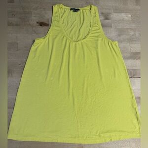 Vince Yellow Relaxed Tank Top micro-modal